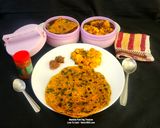 A picture of step 6 of Methi Thepla With Til Jeera Aloo Sabzi - A perfect Meal for Traveling Tiffin - Picnic Potluck.