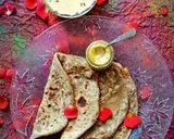 A picture of step 8 of Puran Poli.