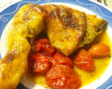 Foto del paso 5 de la receta: Pollo asado con Leche de Coco al Curry y Cherrys