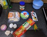 A picture of step 1 of Sausage Sphaghetti.