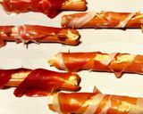 Une image de l'étape 2 de Knacki grillée jambon-fromage.