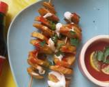 Spiral fries#fastfood competition recipe step 6 photo