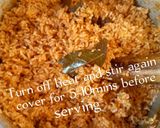 A picture of step 8 of Beef Jollof Rice.