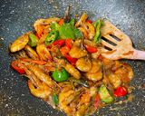 Foto langkah ke 5 dari resep Udang Saus Mentega.