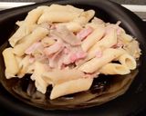 Une image de l'étape 5 de Pâtes aux chicons (endives) et lardons.