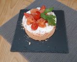 Pas rețetă Cheescake sărată cu philadelphia și salmone afumat 7 fotografie