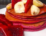 Foto langkah ke 6 dari resep Pancake buah naga HOT.