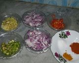 A picture of step 1 of Variya salan #eidkay pakwan.