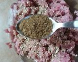 A picture of step 1 of Sizzzling Mutton Kebab.