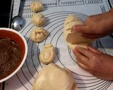 A picture of step 8 of Filipino pan de coco.