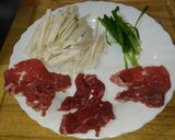牛肉杏鮑菇捲的食譜步驟1照片