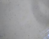 A picture of step 4 of Chessy pasta.