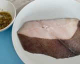 A picture of step 2 of Honey Grilled Halibut.