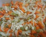 A picture of step 2 of Mix Stir-fry Spring Roll🌯.