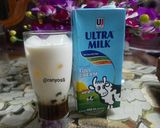 Foto langkah ke 3 dari resep 3. Fresh milk brown sugar with boba.