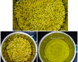 A picture of step 3 of Masala Dalwada with Chutney.