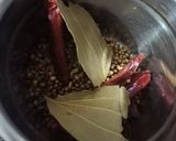 A picture of step 1 of Bengali street-style Ghugni chaat with special moshla.