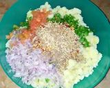 A picture of step 3 of Alu kabab.