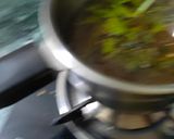A picture of step 3 of Immunity booster giloy lemon grass kadha.