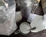 Foto langkah ke 2 dari resep Fettuccine Biru Bunga Telang Dressing Carbonara Tepung Garut.