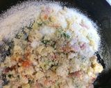 A picture of step 2 of Veg Upma.