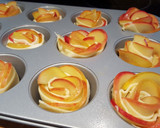 Foto del paso 14 de la receta: Rosas de manzana sobre crujiente de Avellanas y Toffee