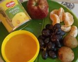 A picture of step 1 of Creamy fruits delight.