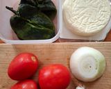 A picture of step 1 of Light Cheese-Stuffed Poblano Peppers.