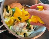 A picture of step 10 of Mother’s healthy chicken minestrone.