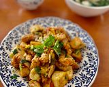 Hình bước làm 7 của món Đậu Phụ Và Chả Chay Sốt Cà Chua