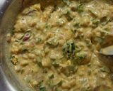 A picture of step 3 of Besan Chilla.
