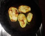 A picture of step 2 of Eggplant Roll ups.
