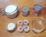 Foto del paso 1 de la receta: Gelatina de mazapán de la Rosa