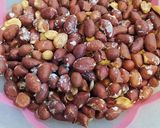 عکس مرحله 1 از دستور پولکی بادام زمینی (بادام سوخته)👌⭐
