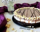 عکس مرحله 12 از دستور 🧀چیزکیک شکلاتی🍫