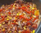 Vadrizses, kukoricás lecsó (vegán) recept fázis 3 fotója