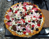 Foto del paso 5 de la receta: Pizza de colores Navideña