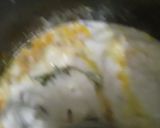 A picture of step 2 of Dahi Tadaka.