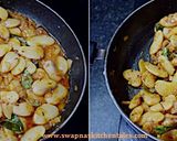 A picture of step 7 of Easy double beans fry (lima beans fry).
