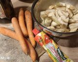 Une image de l'étape 1 de Chipolatas et légumes en cocotte au Cook Expert.
