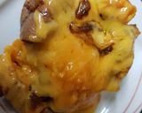 A picture of step 4 of My Sweet jacket Potato & Caralmerised Onion & Cheese.😁.