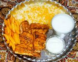 عکس مرحله 1 از دستور ماهی قزل‌آلا با سماق