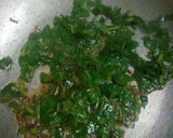 A picture of step 5 of Methi lemon rice.