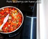 Foto del paso 6 de la receta: Pisto de Cherry con Huevo Poché