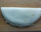 A picture of step 5 of Быстрый завтрак. Кесадилья с ветчиной.