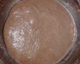 Foto langkah ke 5 dari resep Almond Double Chocolate Sourdough Bread (72%).