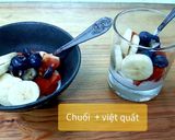 Hình bước làm 3 của món MIX YOGURT - SIRO DÂU - TRÁI CÂY ❤