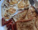 French toast, omelette and sausages recipe step 2 photo