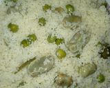 A picture of step 3 of Couscous with Fava Beans and Peas.