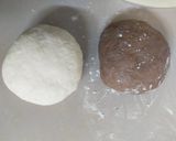 Foto langkah ke 5 dari resep Bicolour Country Loaf Sourdough.